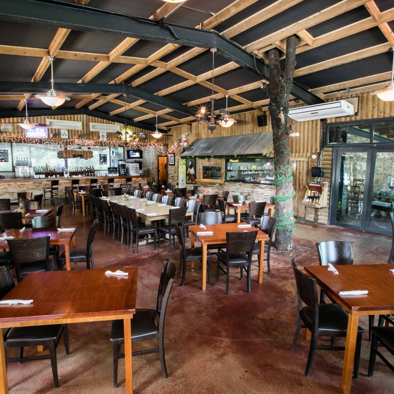 Inside Carabali Bar & Grill